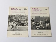 Lot x 2 Hearts v Kilmarnock