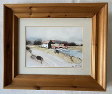 Watercolour Picture Print Hugh