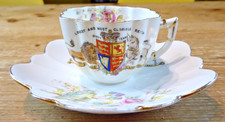 Wileman Foley China Shelley Queen Victoria Diamond Jubilee 1897 Cup & Saucer