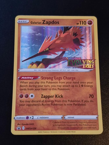 Galarian zapdos - galarian, (prerelease)
