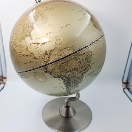 Gold world globe rotating - globe,
