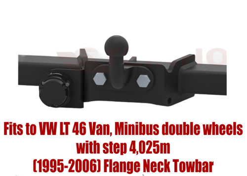Flange neck tow bar for - bar, lt