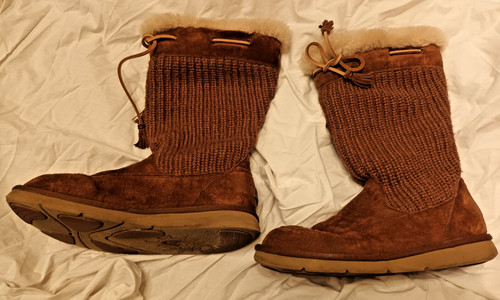 Ugg brown suede wool - ugg,