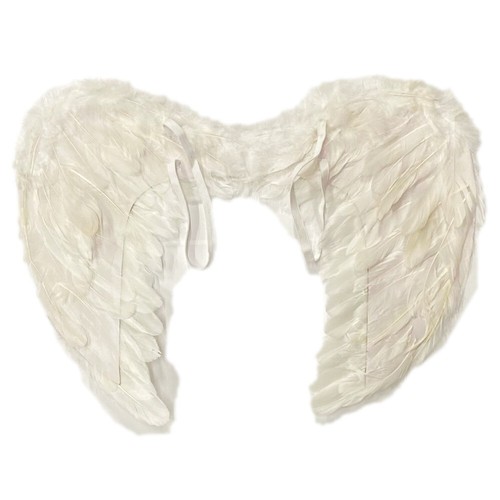 White feather large - white,