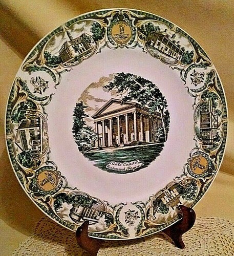 Virginia state capitol plate - capitol,