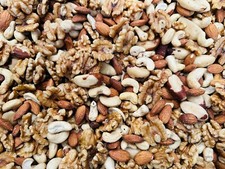 Raw Mix Nuts 1kg -  Premium Quality Walnuts Almonds Cashews Brazils Mixed Nut UK