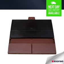 Plain Roof Tile Vent, Ventilation For Clay/Concrete Tiles - Antique Red