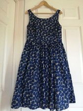 BODEN Size 12 Blue Cotton