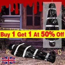 🎃Halloween Decorations Dead Victim Props,Scary Fake Corpse in Bag Outdoor Decor