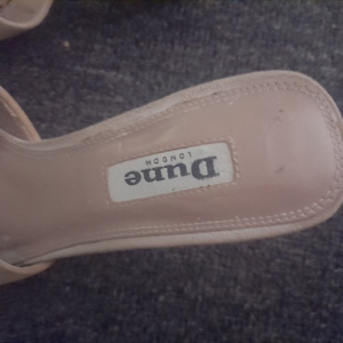 Dune london cream size heels - london,