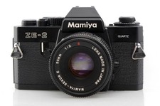 Mamiya ZE-2 Quartz 35mm SLR Film Camera w/ 50mm f2 Sekor E Prime Lens