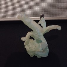 Cream Dragon Fantasy Sculpture Figurine Ornament Statue