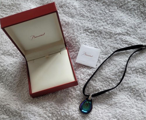 Baccarat scarab pendent - scarab,