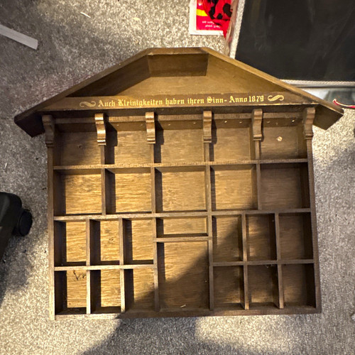 Vintage wooden house shape - wooden,