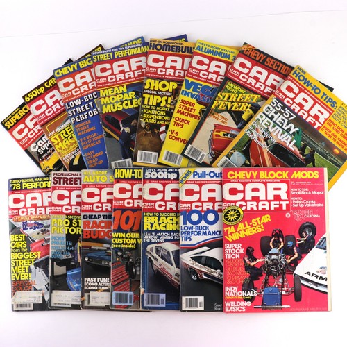Lot vtg car craft - 15,