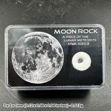 Certified Lunar Moon Rock -