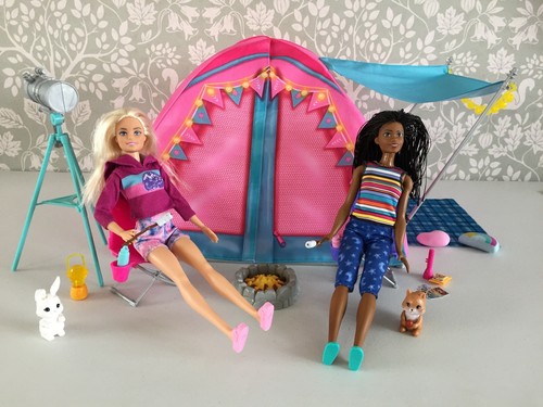 Barbie takes two camping - barbie, it