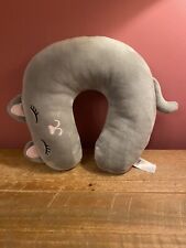 Primark Grey Sleepy Cat Travel Support Pillow Excellent Condition Rare Plush