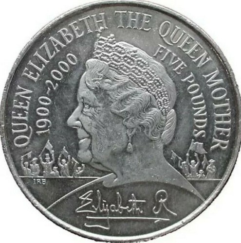 Coin rare five pound - £5,