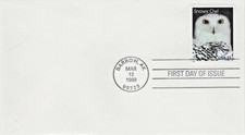Snowy Owl - USA - 33¢ - First