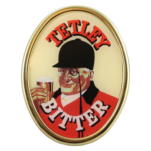 Tetley bitter beer pump clip - bitter,