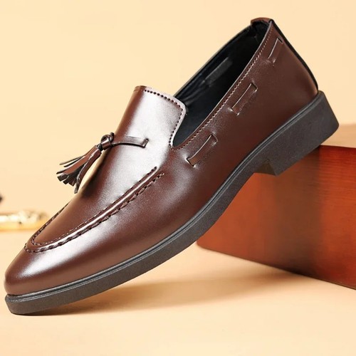 Men soft leather tassel - soft,