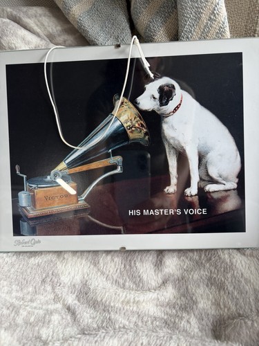 His masters voice - voice, framed