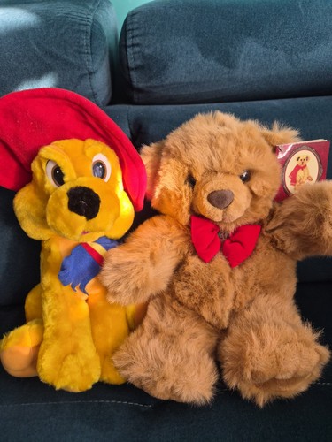 Teddy bear vintage plush puppy - vintage,