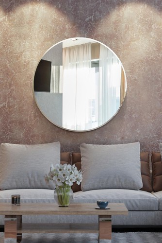 Large mirror round - round, all