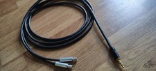 Custom order for van damme hd800s headphone cable 1.5m 3.5mm jack
