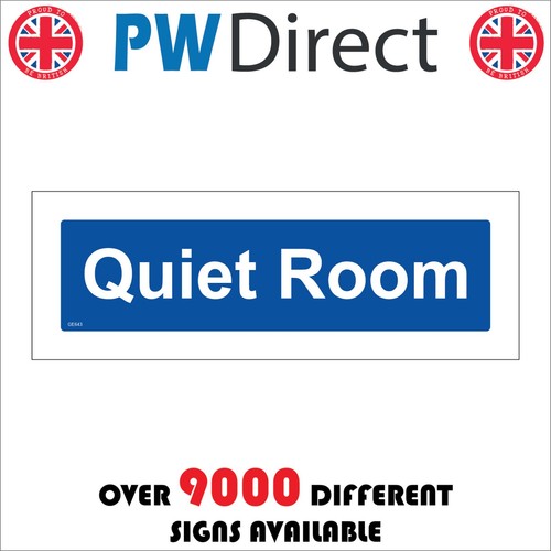 Sign quiet room - quiet, wayfinding