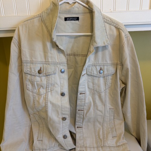 Elwood distressed jean jacket - distressed,