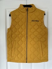 jack wills kids Yellow puffer gilet 14-15 years