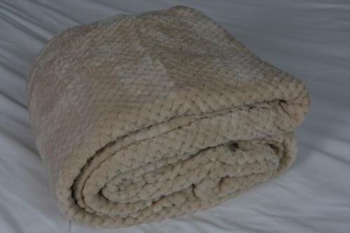 Beige cream waffle - beige,