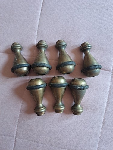 Vintage brass heavy solid pull - vintage,
