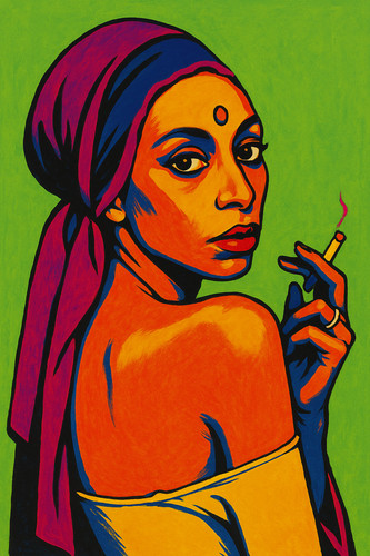 Donyale luna pop portrait andy - luna,