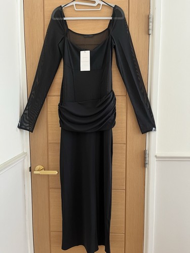 New zara black maxi - zara, dress