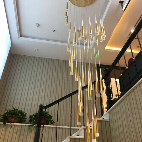 Led spiral chandelier - led,