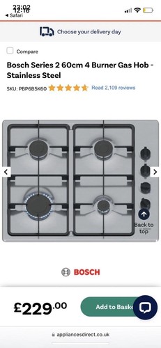 Bosch series 60cm burner - 2, 4