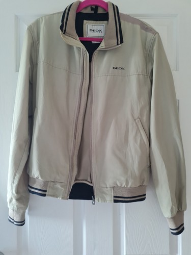 Geox men beige light jacket - men's,