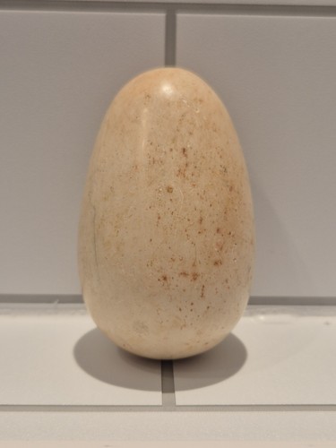Stone egg decorative - stone,