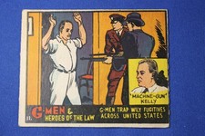 1936 Gum G-Men & Heroes of The