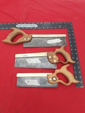 3 x Vintage  brass backed