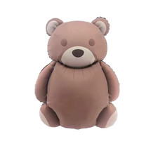 Teddy bear balloon birthday - bear,