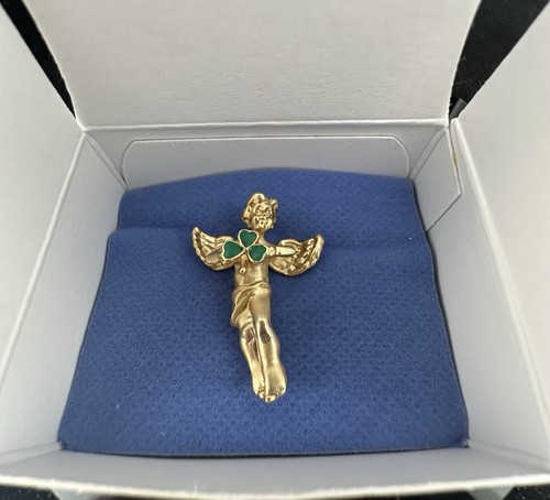 Vintage avon shamrock angel - shamrock,