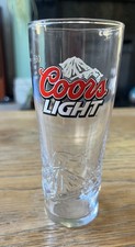 Coors Light Half Pint Glass