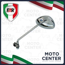 Chrome Drop Mirror Left. Clamp