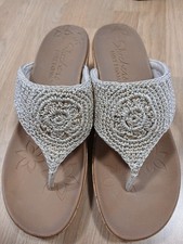 Skechers Ladies Crequsha Wedge Sandals In size UK6