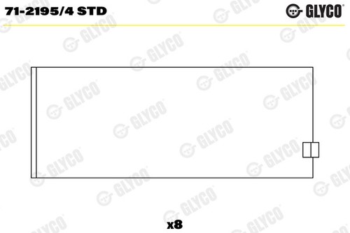 Glyco 2195 std big end - 71-2195/4,