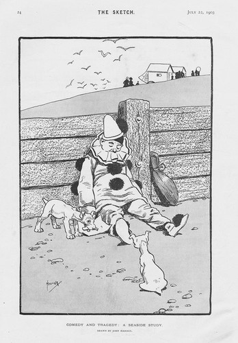 Comedy tragedy a seaside - &,